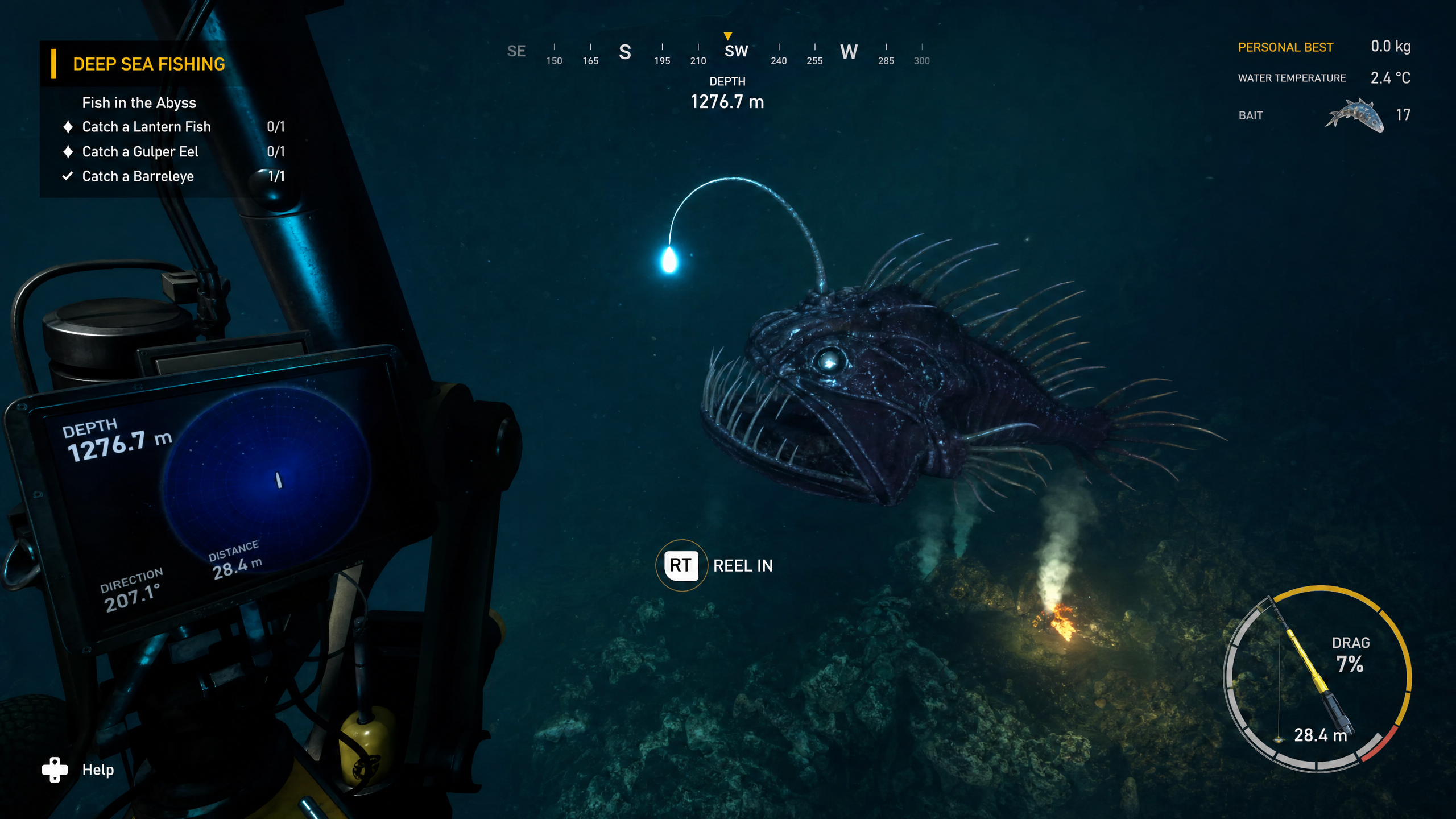 Deep Abyss Fishing game screenshot